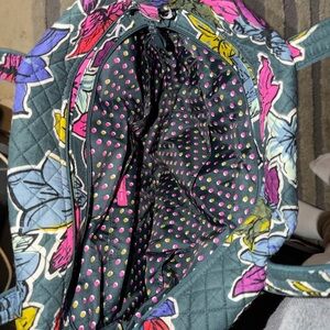 Vera Bradley Floral Tote - Blue, Pink, Yellow